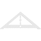 Ekena Millwork Pitch Artisan Architectural Grade PVC Gable Pediment, 36"W x 15"H x 1"P (10/12) GPP036X015X100ART - alternate 3